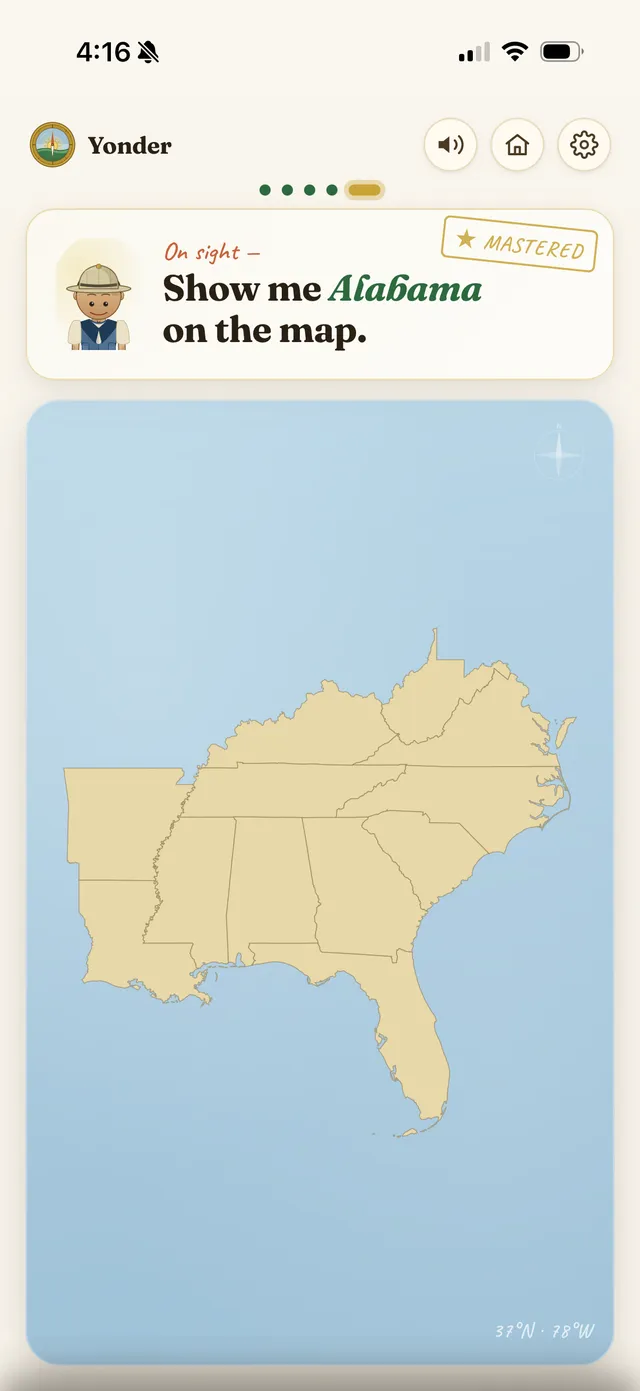 Find a state on the map